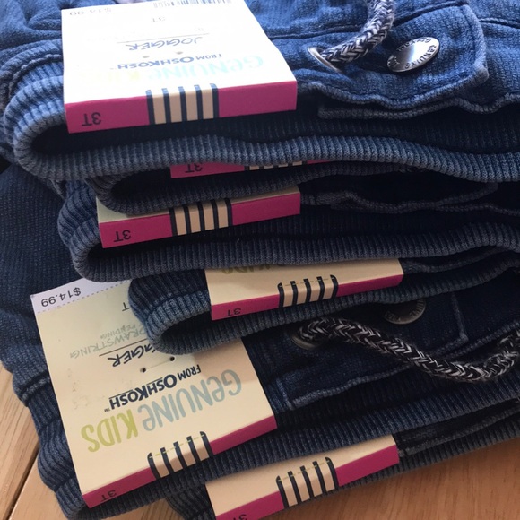 NWT Boys Genuine Kids by Osh Kosh Pull-On Jeans Soft and Comfy Patches & Pockets - Picture 12 of 12